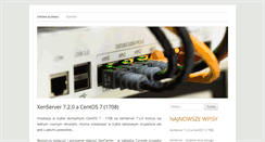 Desktop Screenshot of blog.dudzik.org.pl