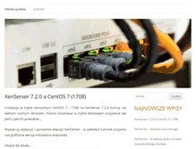 Tablet Screenshot of blog.dudzik.org.pl